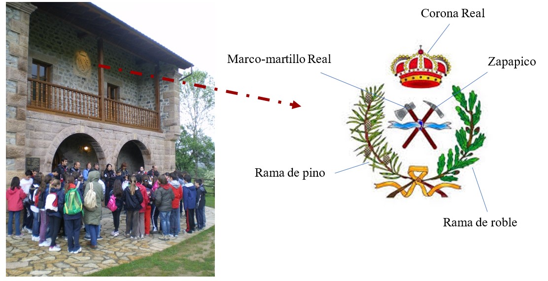 Escudo de la Casa Forestal de Saja