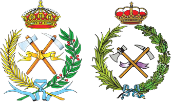 La palma-laurel y la palma-roble son las especies utilizadas actualmente en los escudos de las Escuelas de Montes y Forestales. La palma simboliza flexibilidad, constancia, éxito académico… mientras que el laurel inspira la buena fama, la inspiración, la moderación y el intelecto. El roble, por su parte, representa la solidez y el valor de la conservación.